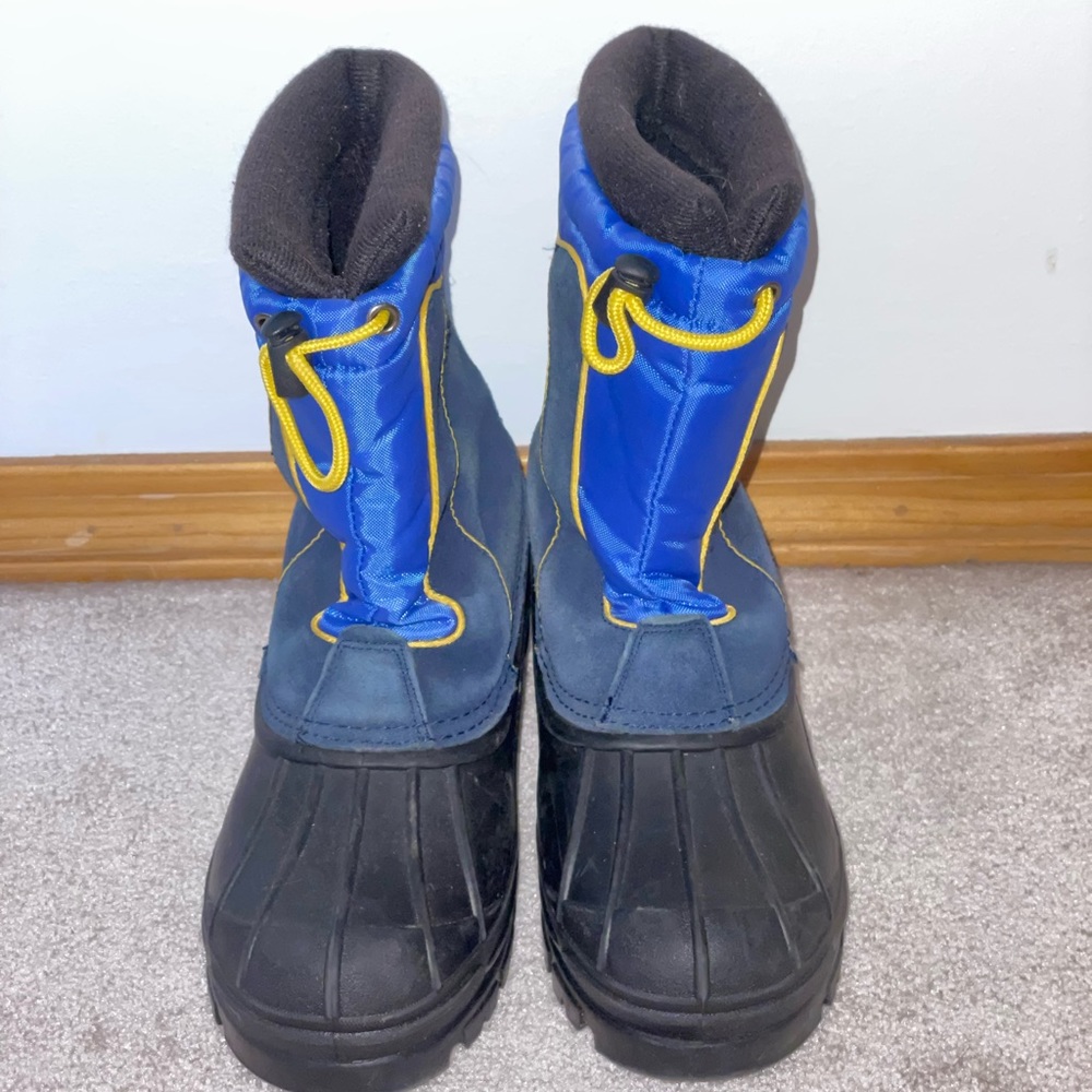 Sporto Boys Size 5 Snow Winter Boots "Snowplay" Boys Blue  #RN 120713